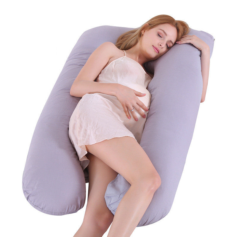 Oreiller de Grossesse en Forme de U – Version Été en Soie Glacée