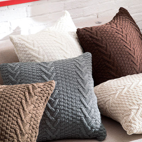 Housse Coussin Tricotée Épaisse – Style Cocooning 45x45cm