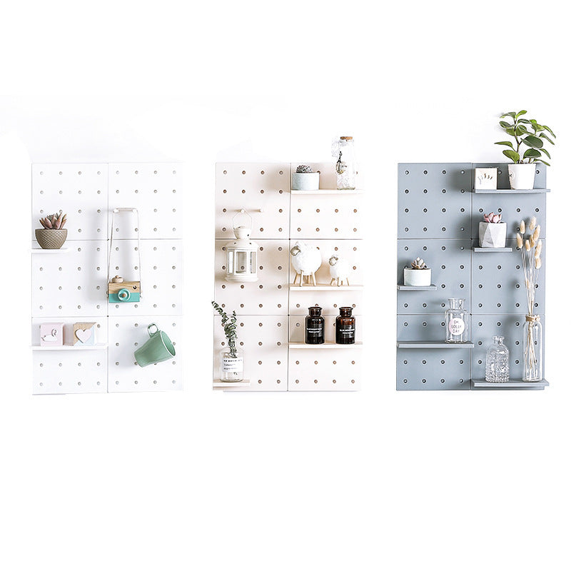 Étagère murale modulaire à trous – rangement mural créatif