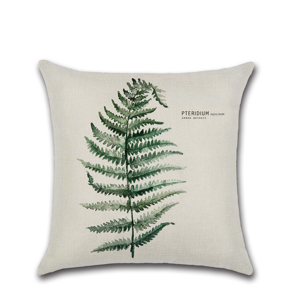 Coussin Feuille en Lin – Élégance Naturelle & Déco Moderne