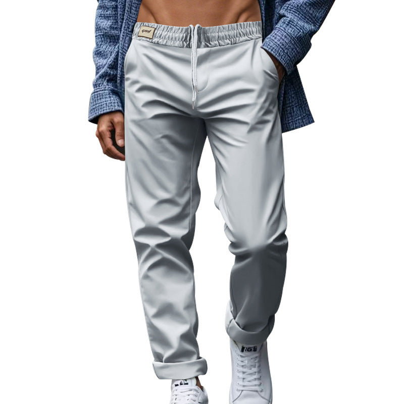 Pantalon homme décontracté à taille réglable – Tissu léger et séchage rapide
