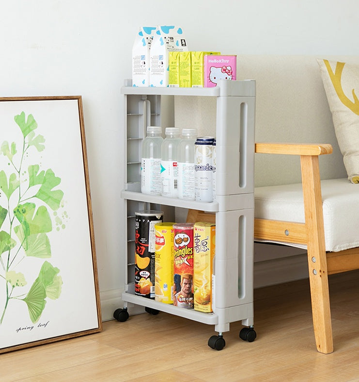 Étagère de Rangement à Roulettes – Gain de Place Multi-niveaux