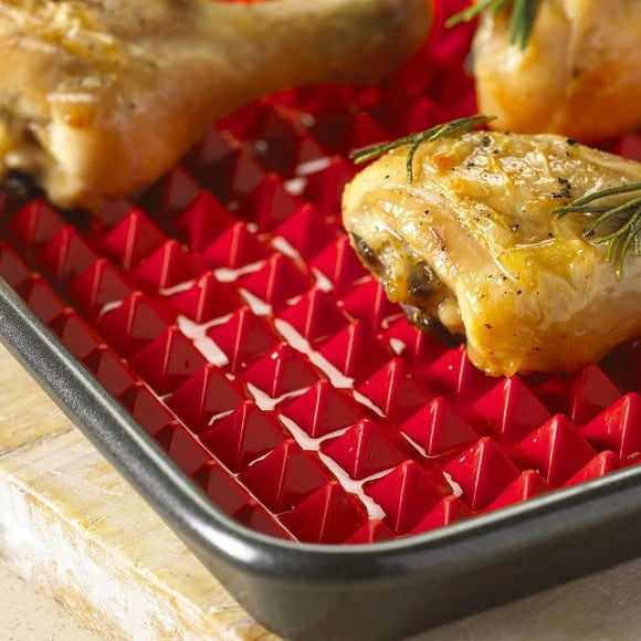 Tapis de Cuisson Pyramidal en Silicone – Antiadhésif & Résistant à la Chaleur