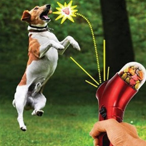 Lanceur de friandises pour animaux – jouet interactif chien et chat