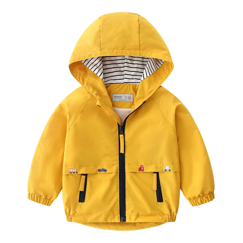 La veste à capuche mi-saison
