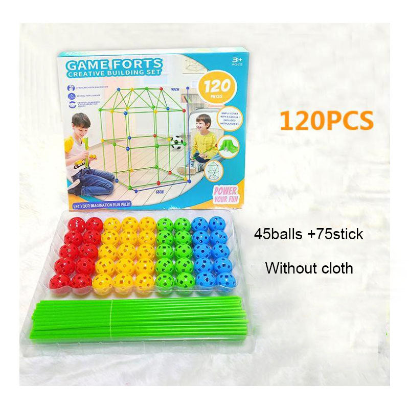 Kit Construction Créatif avec Tente – Jouet Éducatif Enfant 5+