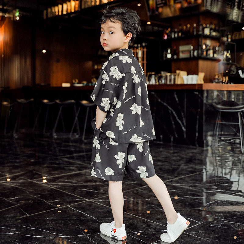 Ensemble été garçon style coréen – Little Devil