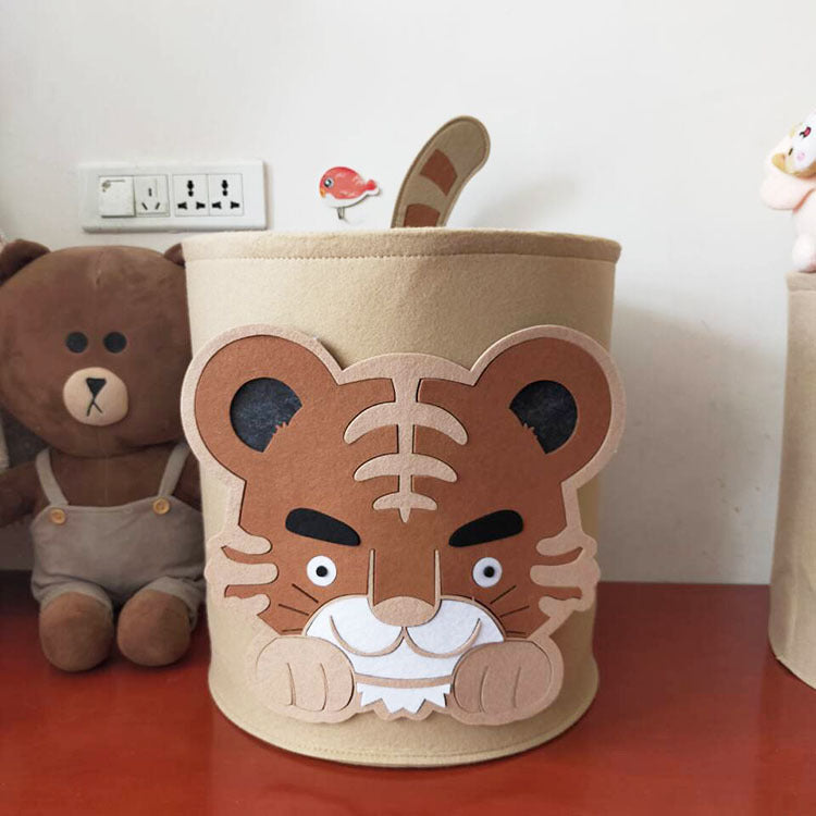 Panier de Rangement Cartoon en Feutrine – Pliable et Multifonction