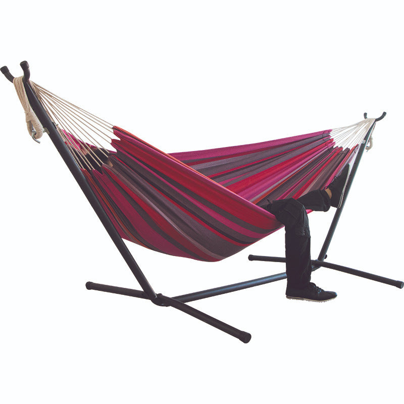 Hamac de Camping en Toile – Double Largeur 200x150 cm (Sans Support)