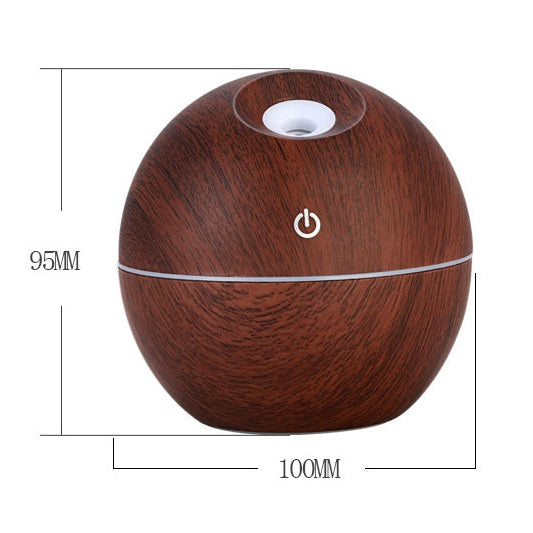 Diffuseur d’Huiles Essentielles USB – Humidificateur Ultrasonique LED