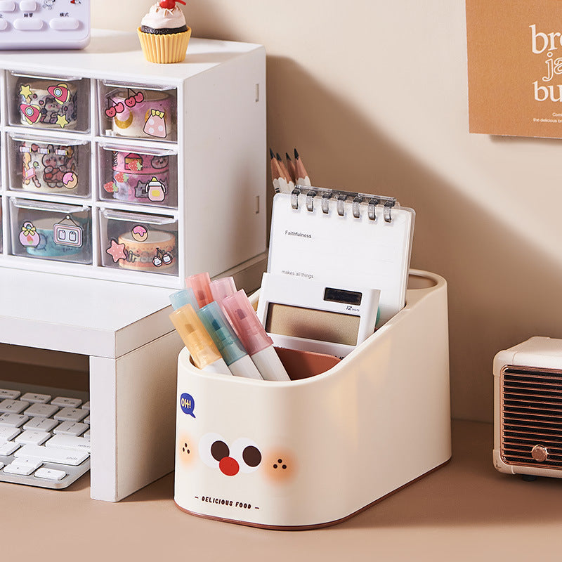 Boîte de rangement de bureau – design cartoon moderne