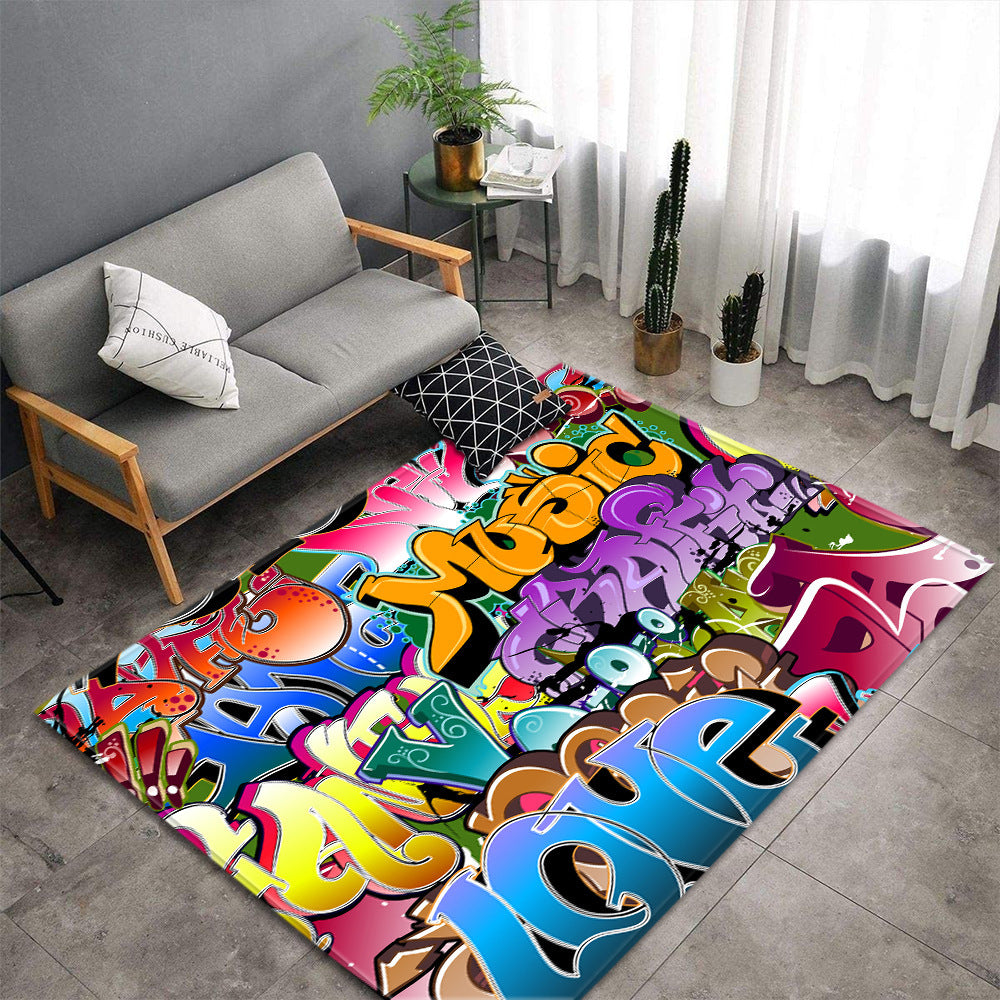 Tapis Gamer Rétro – Manettes Consoles (99×152 cm)