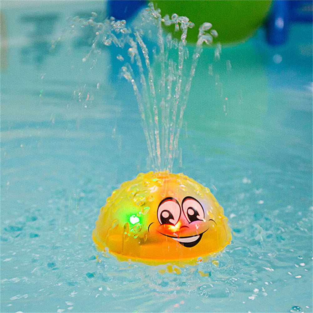 Boule de Bain Lumineuse – Fontaine à Eau Rotative