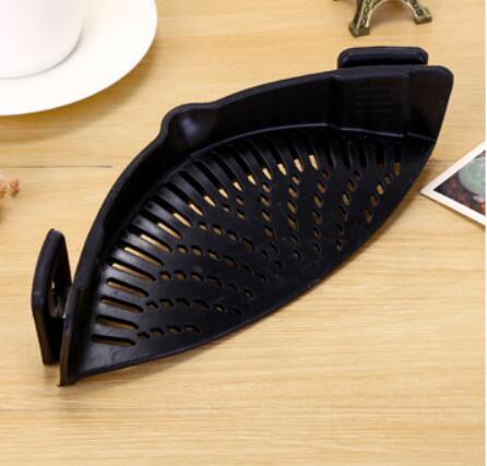 Égouttoir en silicone clip – Filtre universel pour casseroles et poêles