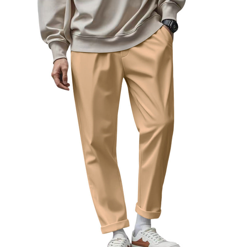 Pantalon homme décontracté à taille réglable – Tissu léger et séchage rapide
