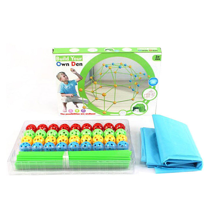 Kit Construction Créatif avec Tente – Jouet Éducatif Enfant 5+