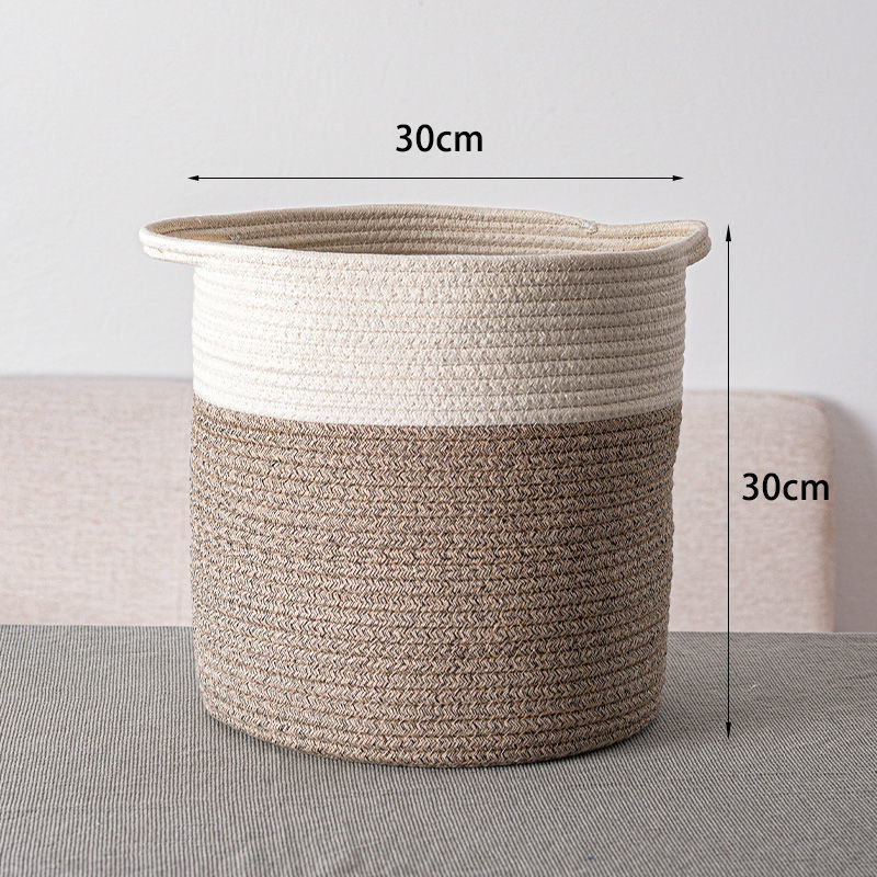 Panier de Rangement Tressé – Vêtements, Jouets, Câbles & Plus