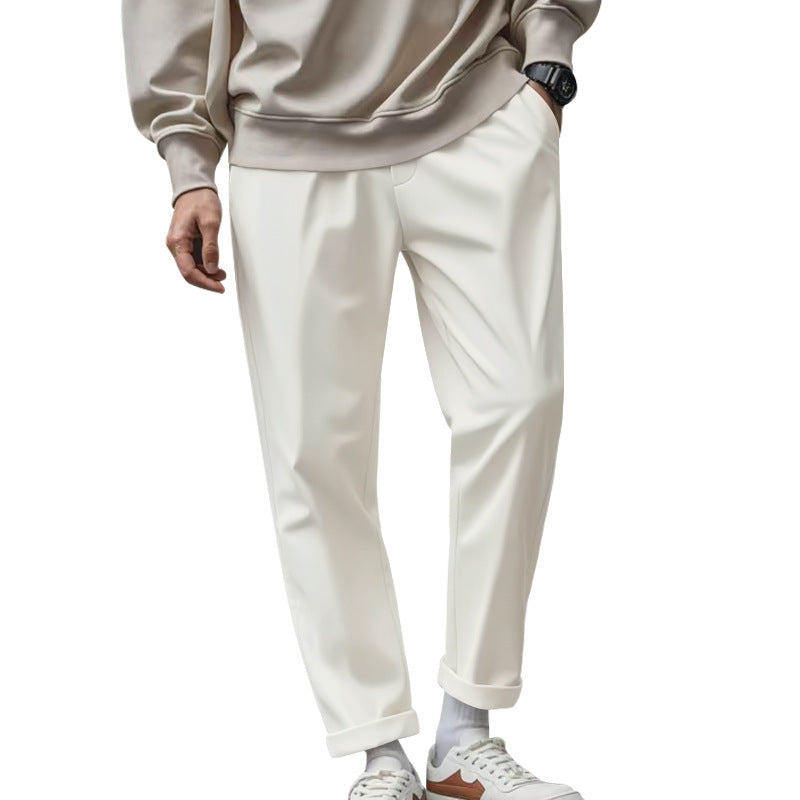 Pantalon homme décontracté à taille réglable – Tissu léger et séchage rapide