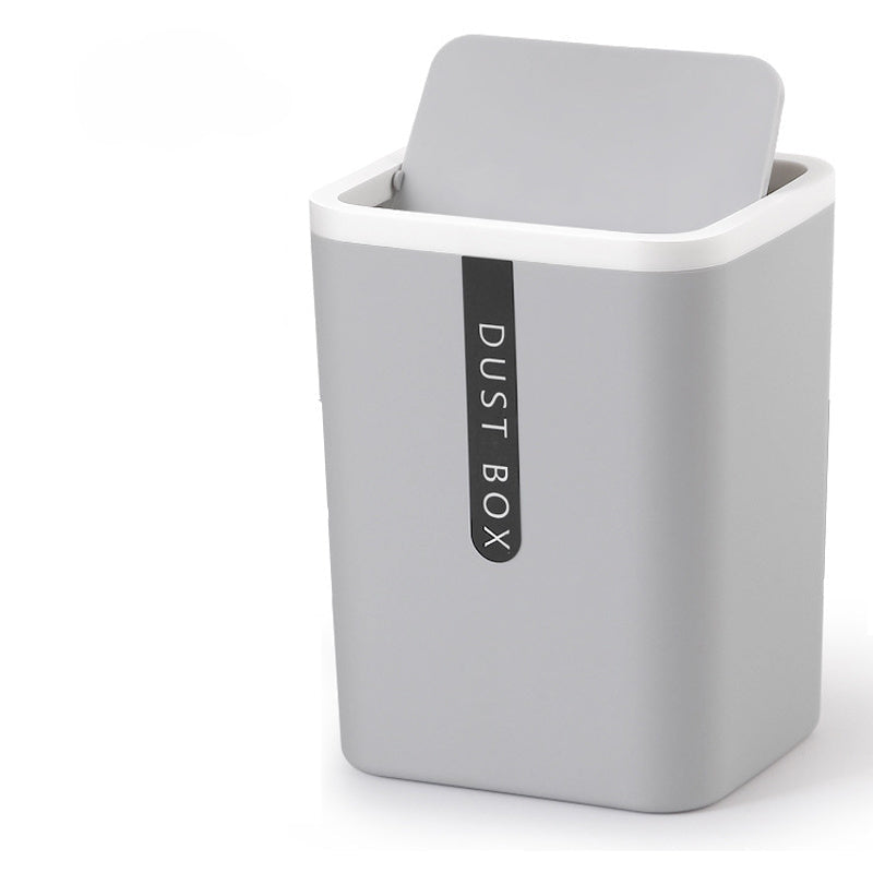 Mini poubelle à couvercle basculant – bureau ou chambre