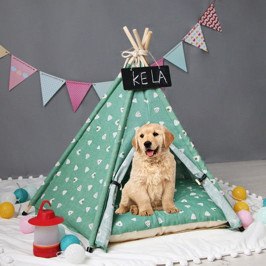 Tente pour animaux chien/chat – nid douillet avec coussin