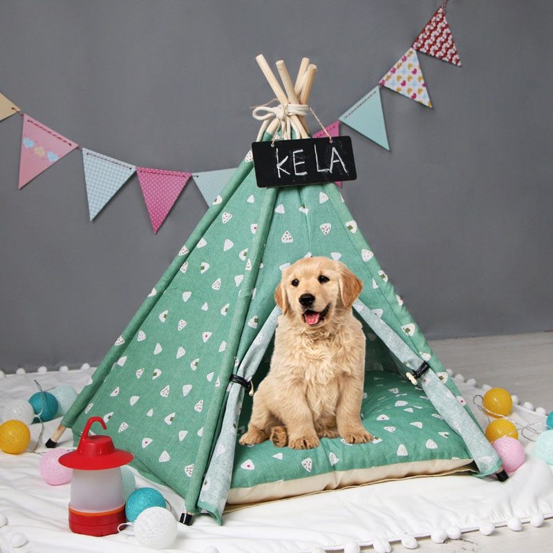 Tente pour animaux chien/chat – nid douillet avec coussin