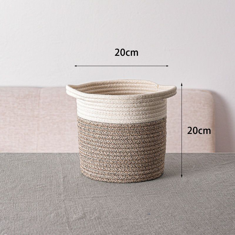 Panier de Rangement Tressé – Vêtements, Jouets, Câbles & Plus
