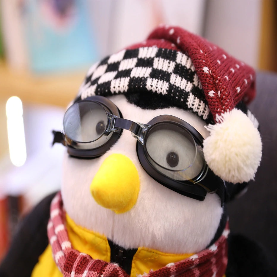 Peluche Pingouin Hugsy – Le Doudou de Joey pour Petits et Grands Fans