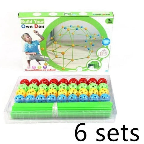 Kit Construction Créatif avec Tente – Jouet Éducatif Enfant 5+