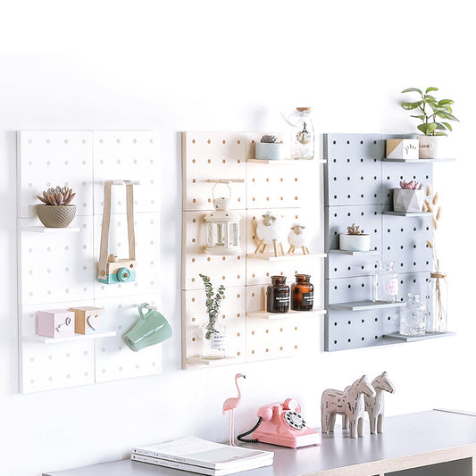 Étagère murale modulaire à trous – rangement mural créatif