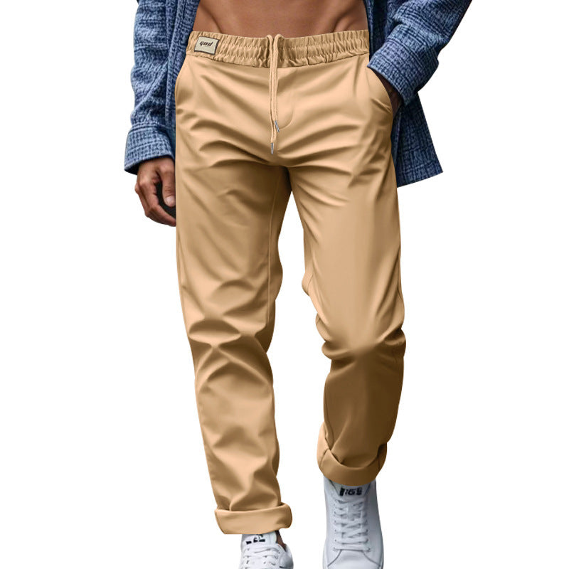 Pantalon homme décontracté à taille réglable – Tissu léger et séchage rapide
