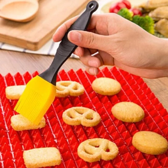 Tapis de Cuisson Pyramidal en Silicone – Antiadhésif & Résistant à la Chaleur