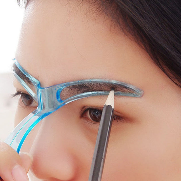 Pochoir Sourcils – Guide de Traçage Eyeliner & Makeup