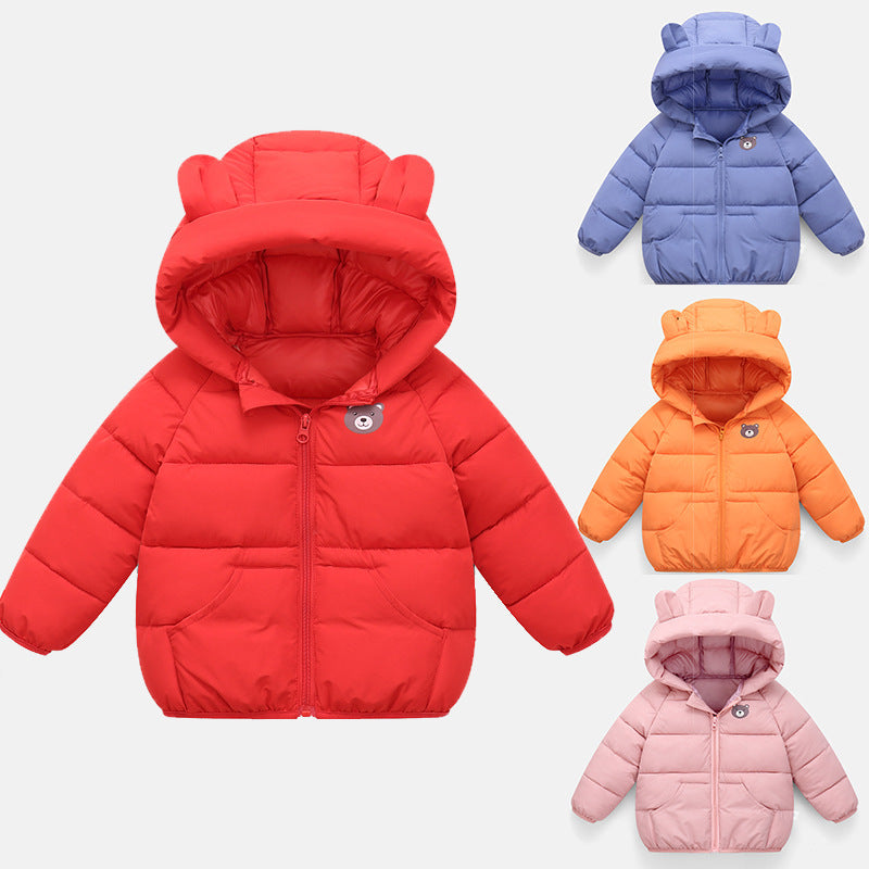 Doudoune légère enfant à capuche – printemps