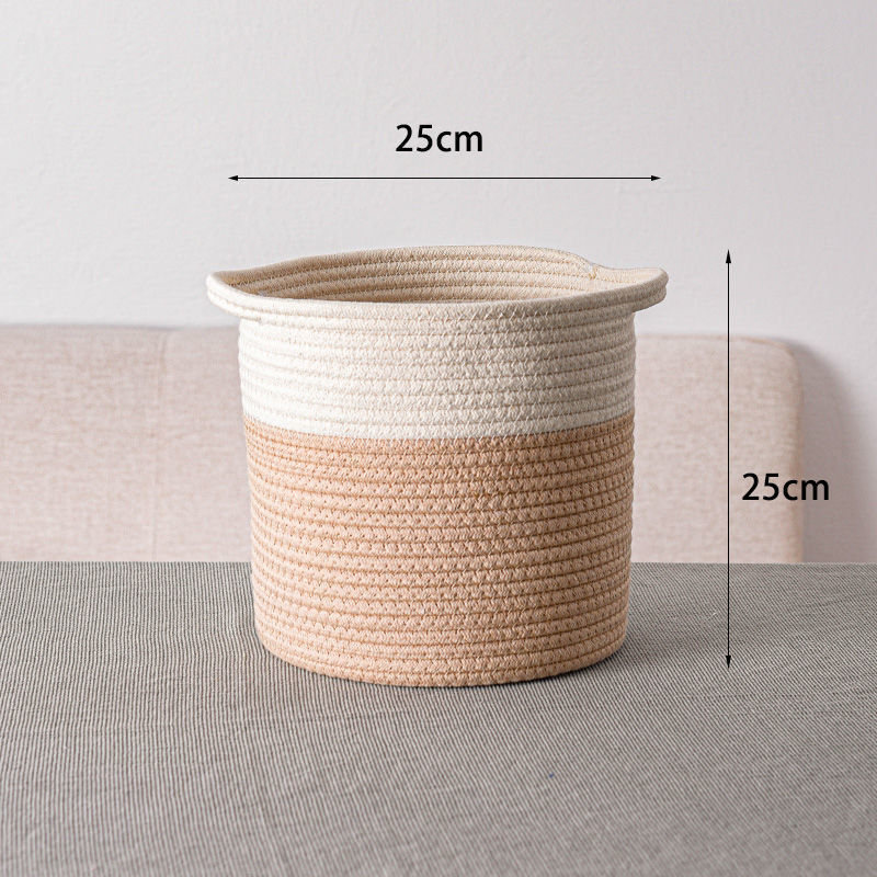 Panier de Rangement Tressé – Vêtements, Jouets, Câbles & Plus