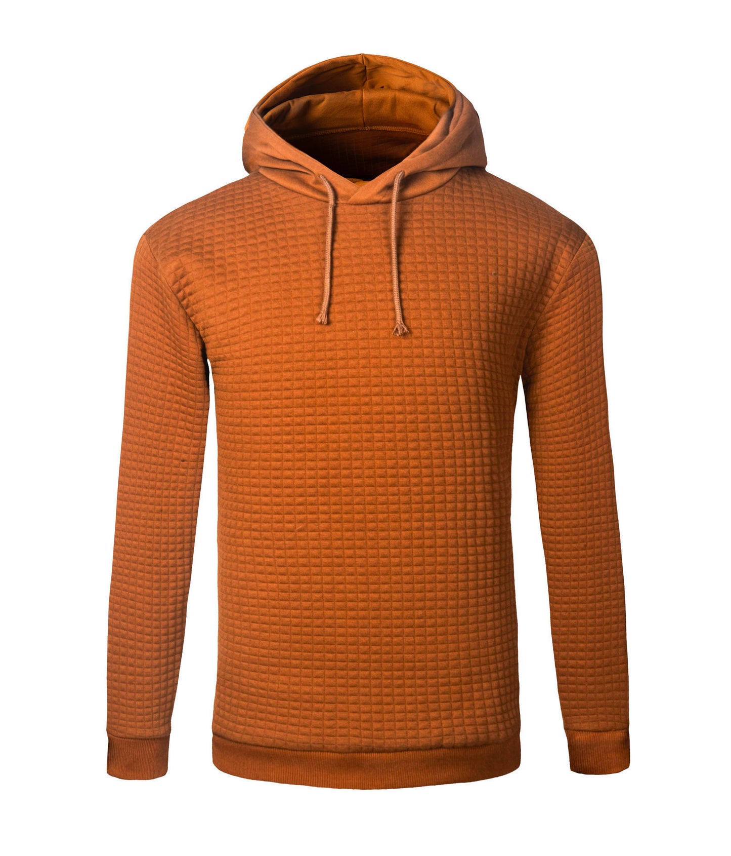 Sweat à capuche jacquard homme – Style décontracté et chaud à manches longues