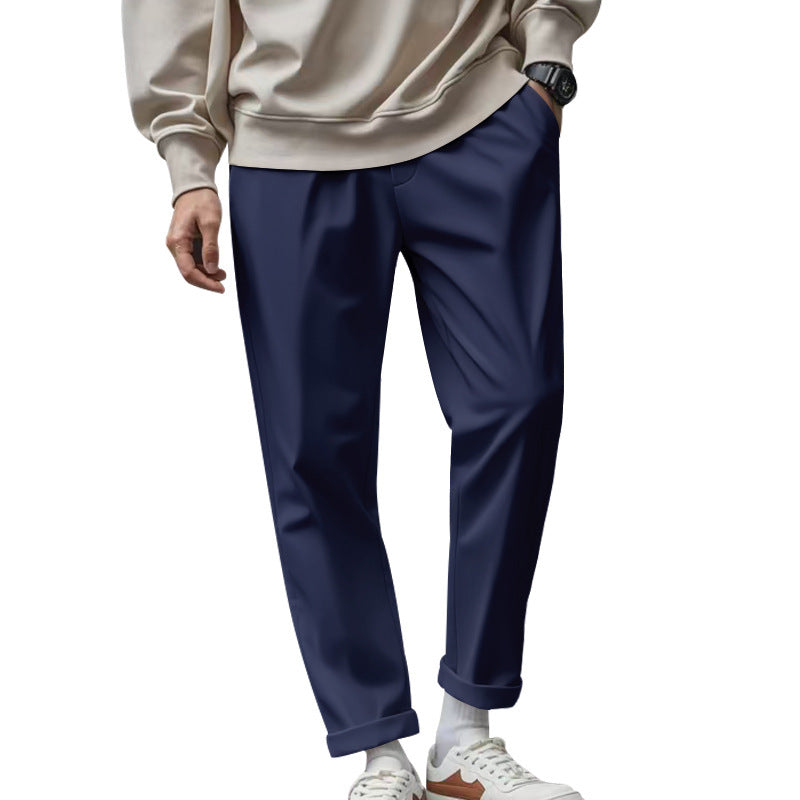 Pantalon homme décontracté à taille réglable – Tissu léger et séchage rapide