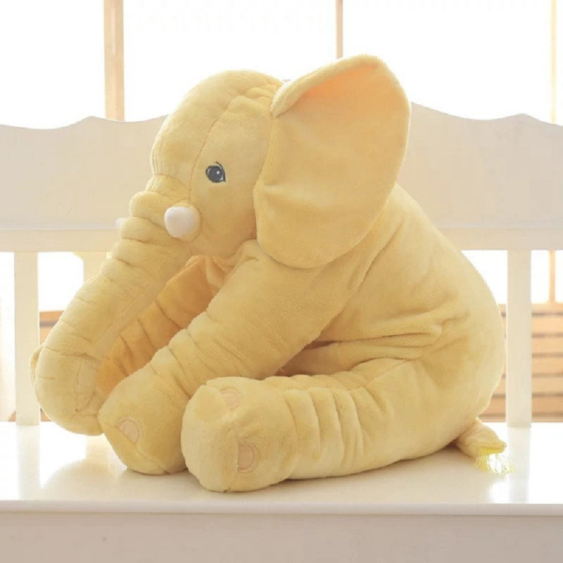 Housse Coussin Éléphant – Peluche Toute Douce pour Enfants & Bébé