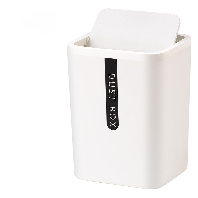 Mini poubelle à couvercle basculant – bureau ou chambre