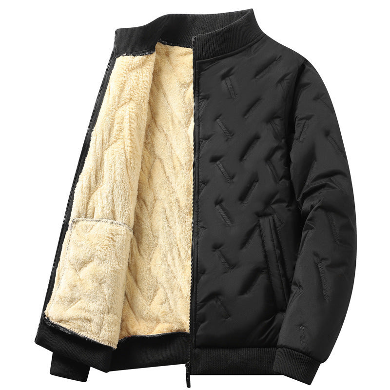 La veste homme chaude à col revers