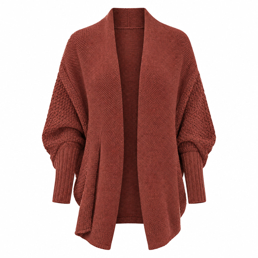 Le cardigan oversize en maille