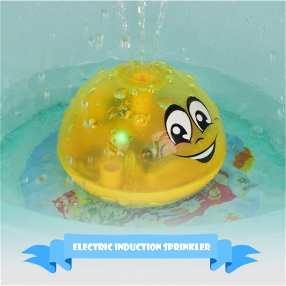 Boule de Bain Lumineuse – Fontaine à Eau Rotative