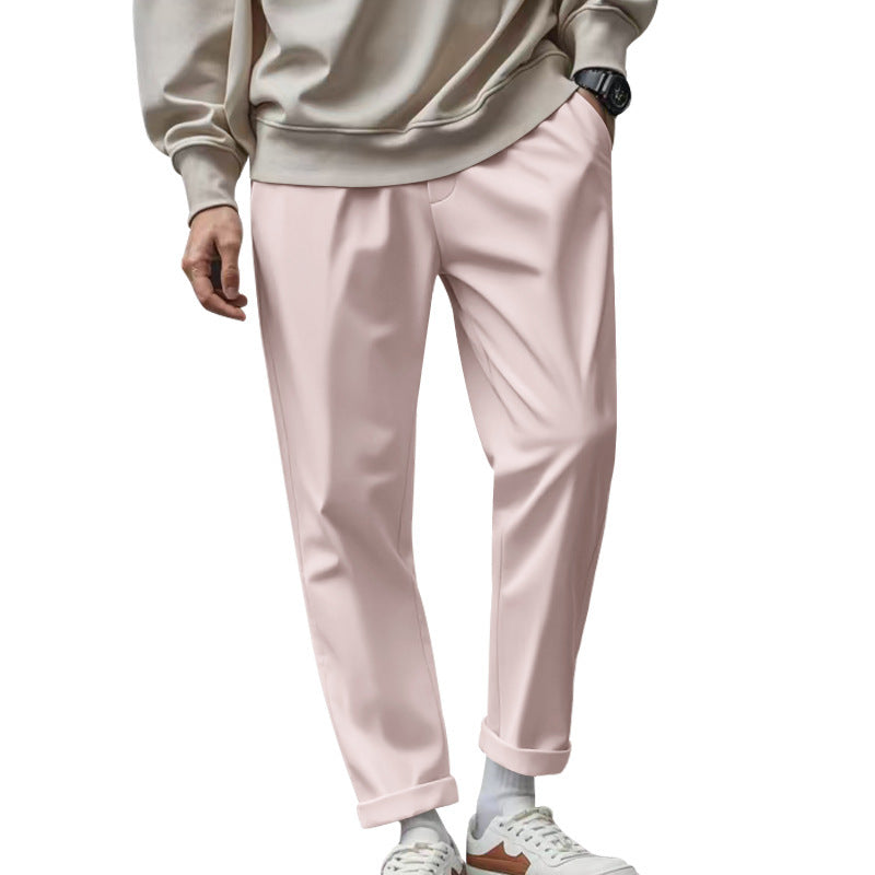 Pantalon homme décontracté à taille réglable – Tissu léger et séchage rapide