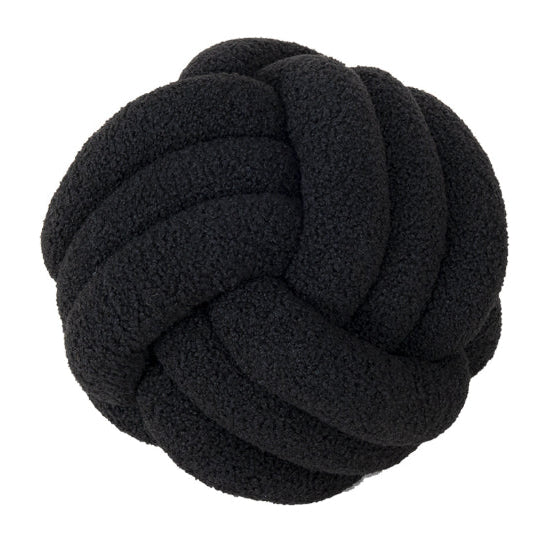 Coussin Bouclé Rond – Style Nordique & Douillet