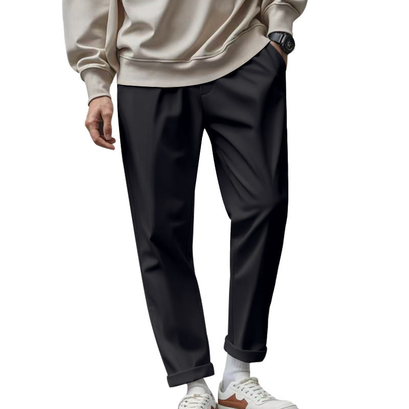 Pantalon homme décontracté à taille réglable – Tissu léger et séchage rapide