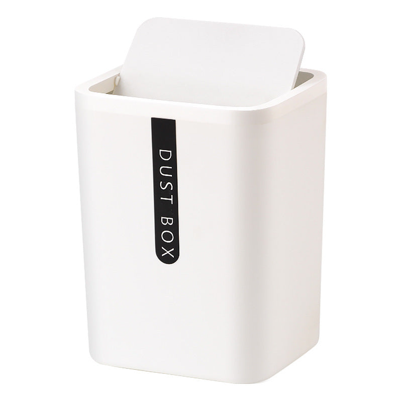 Mini poubelle à couvercle basculant – bureau ou chambre