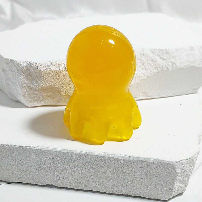Grattoir Massage Pieuvre – Résine Naturelle Corps Entier