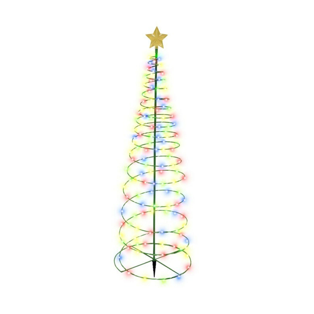 Le sapin lumineux solaire de Noël