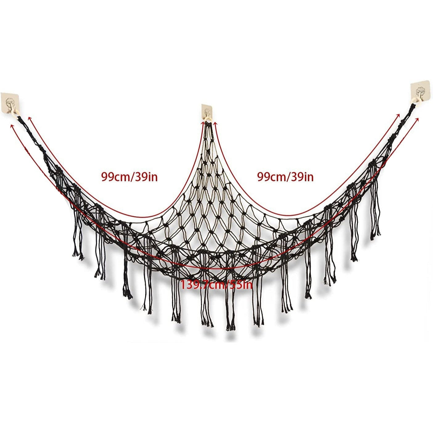 Filet de Rangement d’Angle – Style Nordique