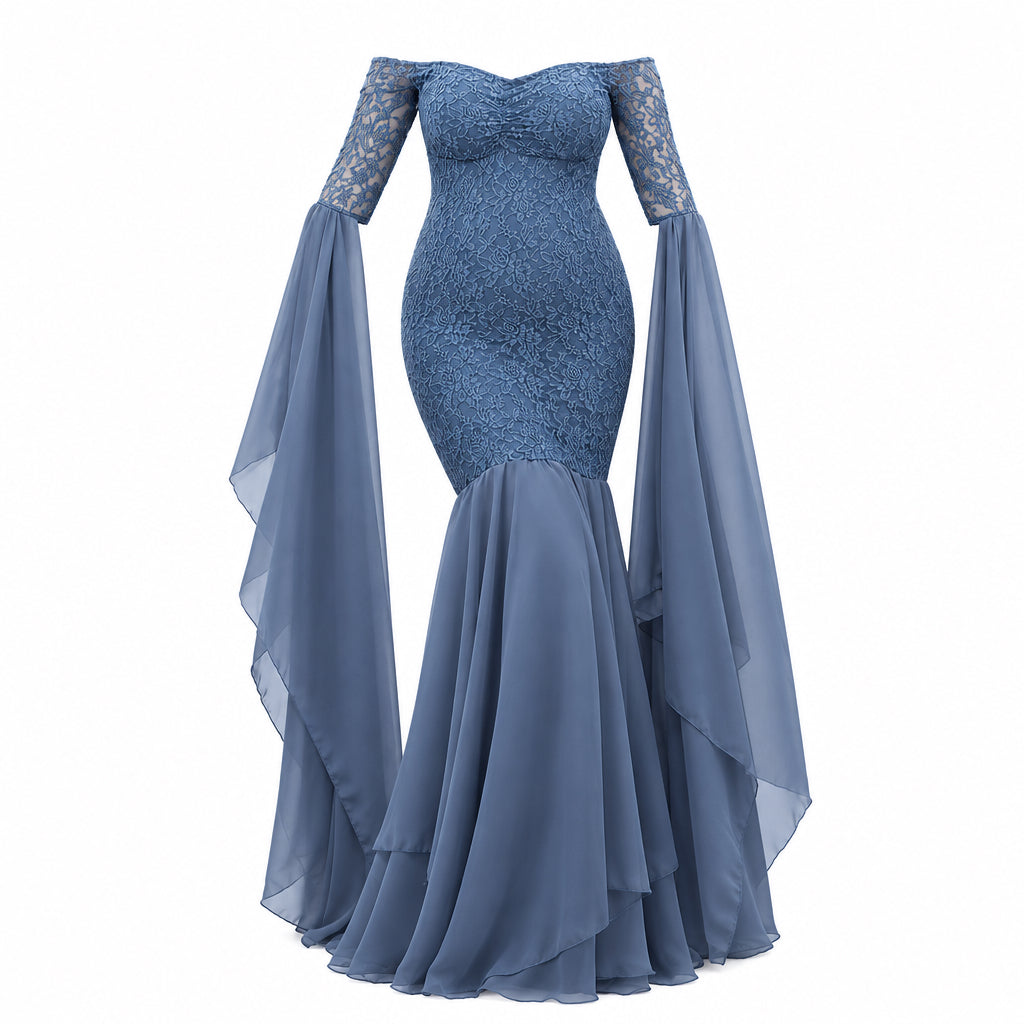 La robe longue de grossesse romantique