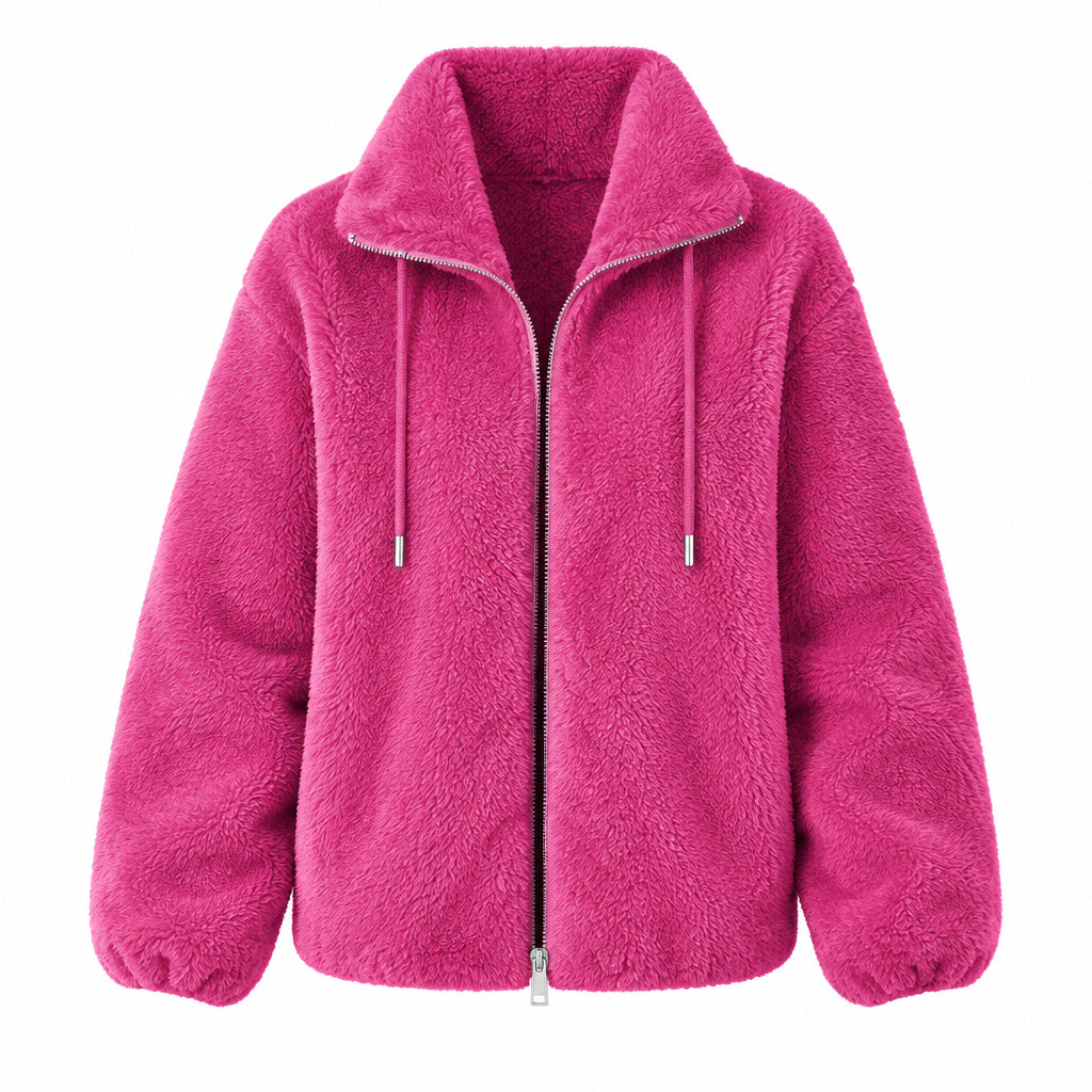 La veste douillette en polaire fluffy